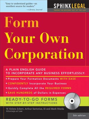 cover image of Form Your Own Corporation